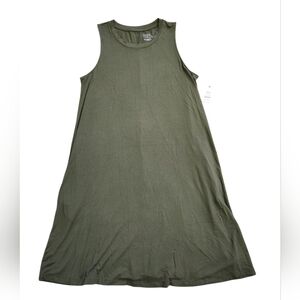 Time and Tru Olive Green Dress